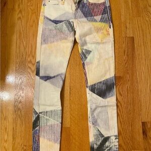 IRO Multicolor Abstract Skinny Jeans
